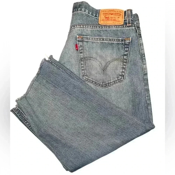 Womens Levi’s 514 Slim Straight Stretch Denim Cropped Jeans 36 - Picture 5 of 7